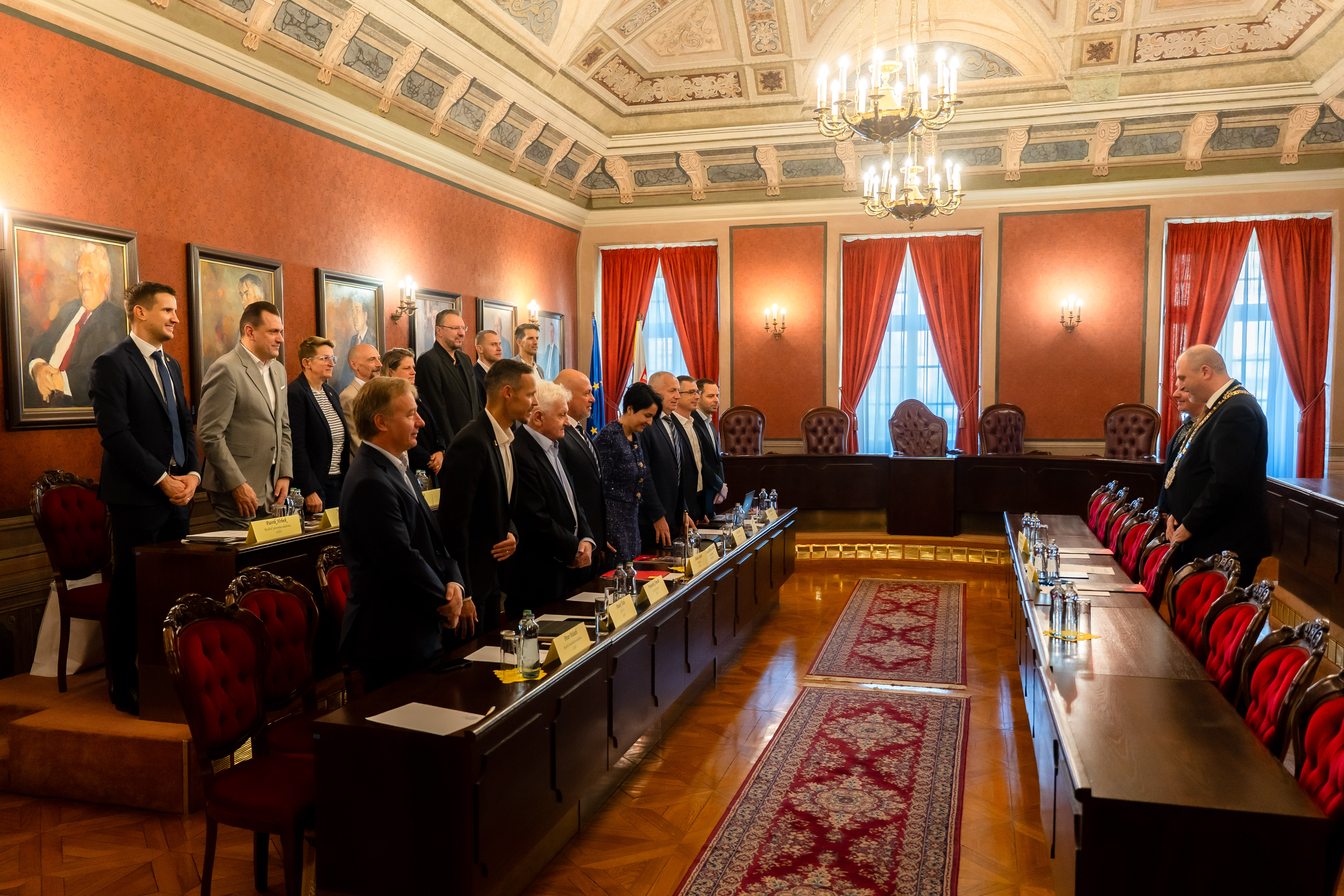 Privitanie vykonneho vyboru Slovenskeho olympijskeho a sportoveho vyboru